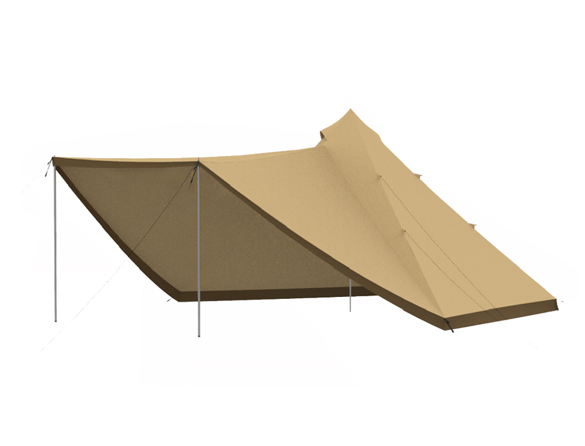 4-6 Person Outdoor Cotton Pyramid Tent