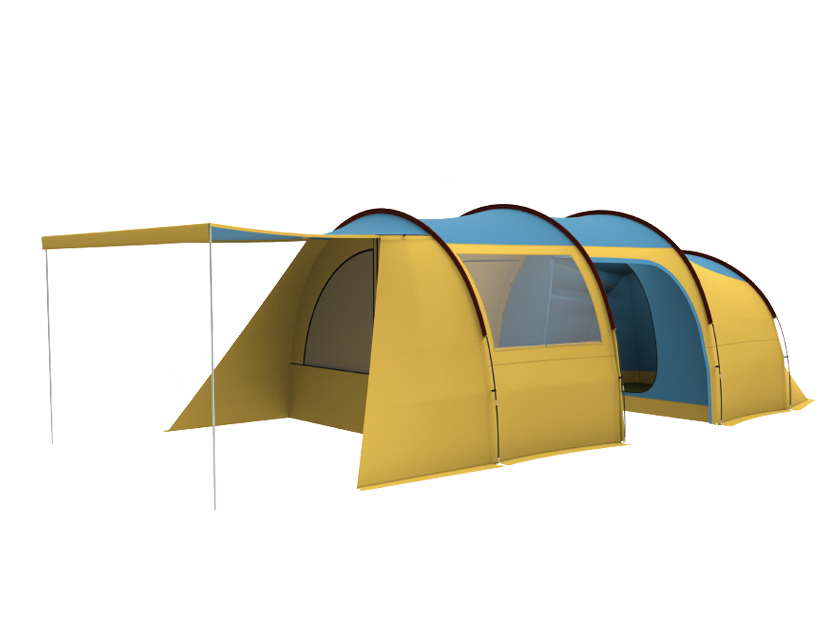 4 Person Family Tunnel Tent