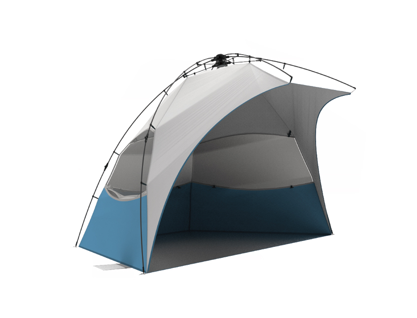 2 Person Colour Block Beach Tent