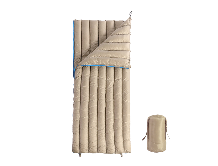 Vertical Striped Quilted Sleeping Bag